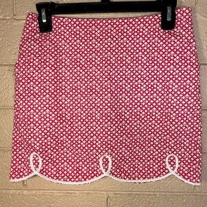 Sydney Elisabeth Stylish Pink Patterned Skirt